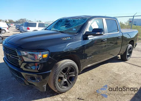 2021 Ram 1500 Big Horn 4X2 6'4 Box from USA, damaged, VIN 1C6RREMT1MN794375